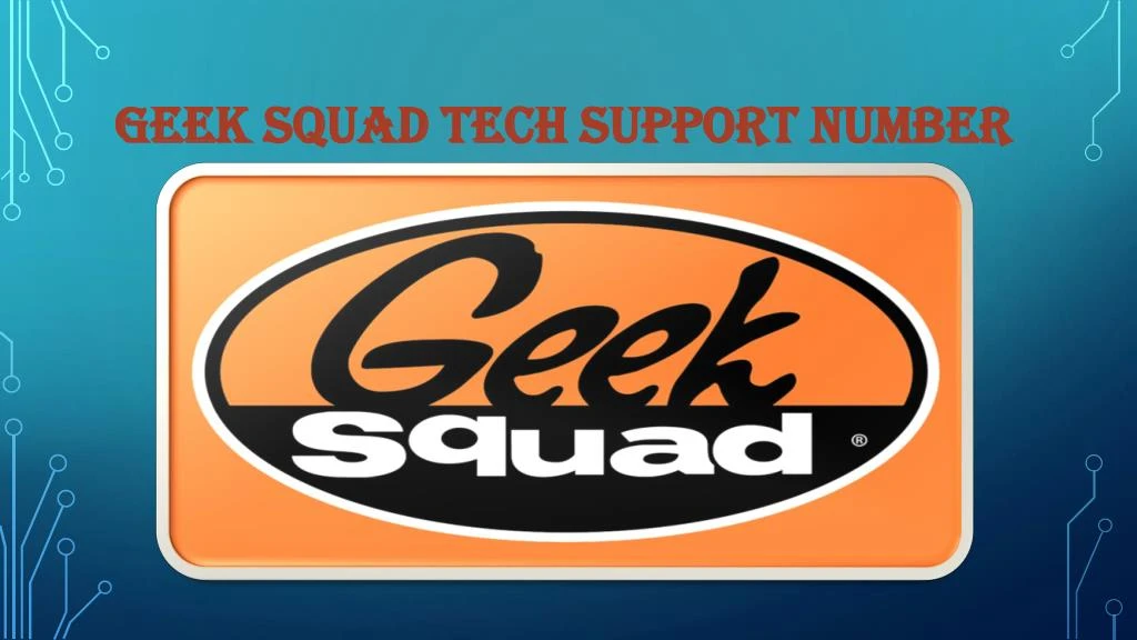 geek squad tech support number
