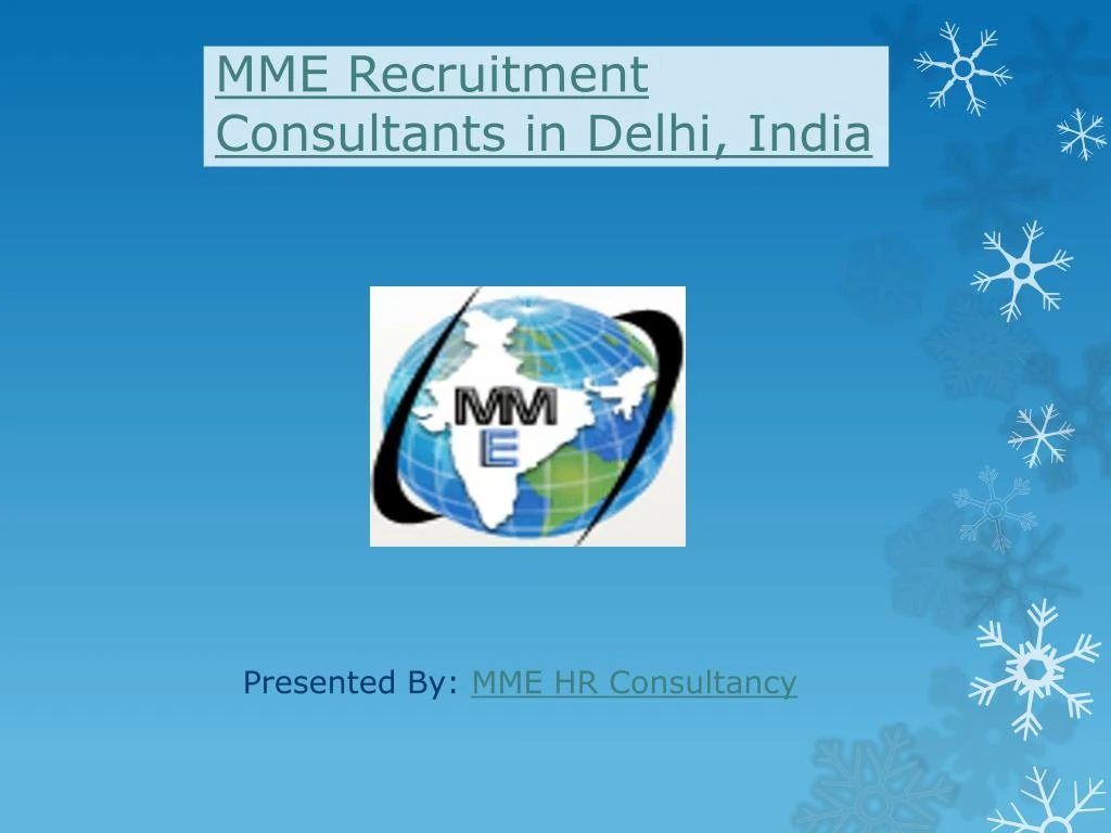 mme recruitment consultants in delhi india