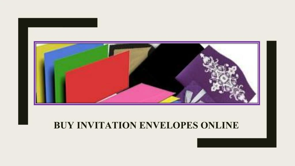 buy invitation envelopes online
