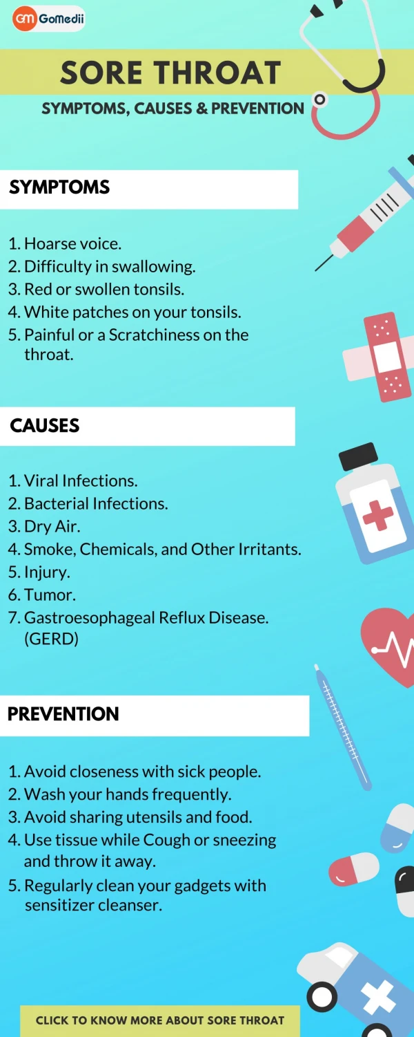 Sore Throat: Symptoms, Causes & Prevention