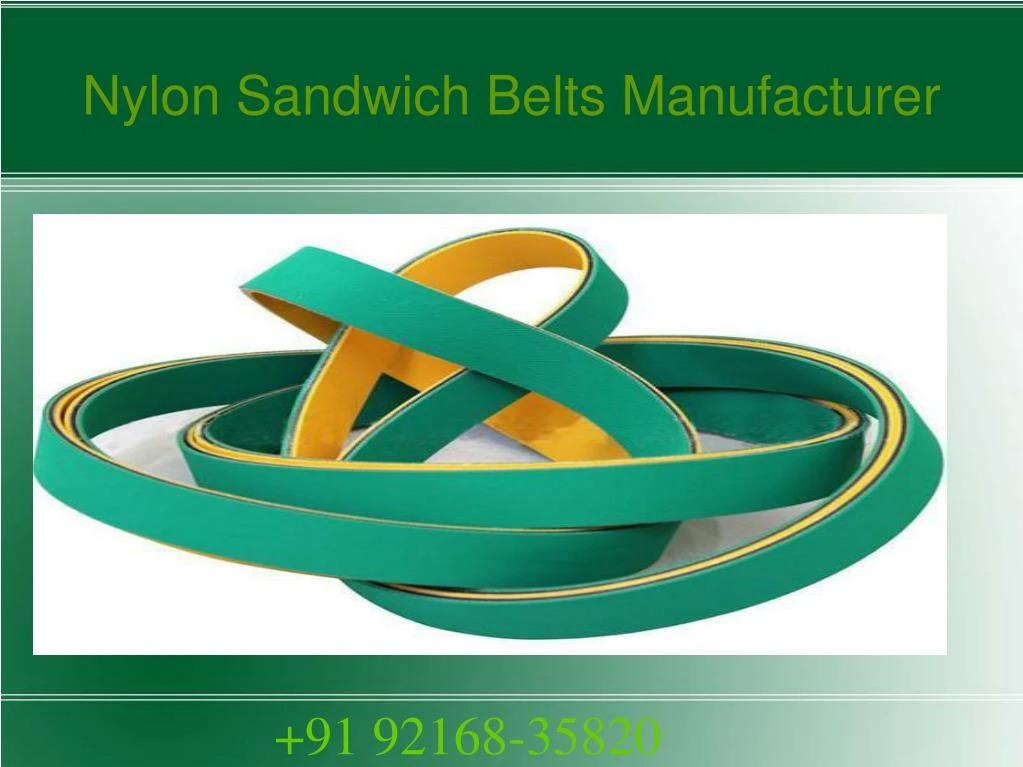 nylon sandwich belts manufacturer