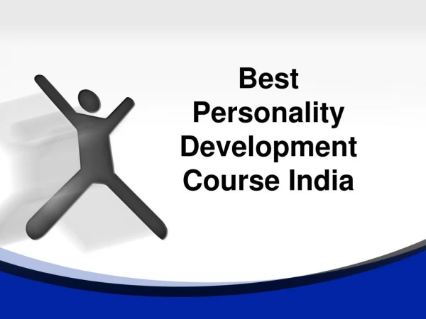 Personality development course in India