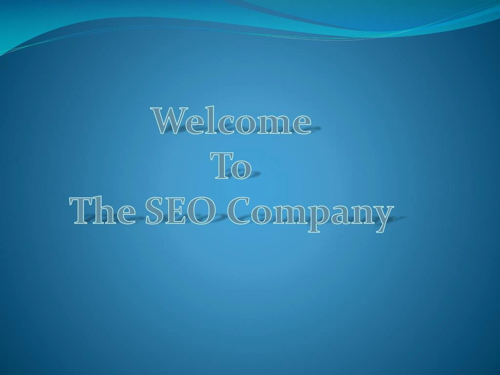 welcome to the seo company