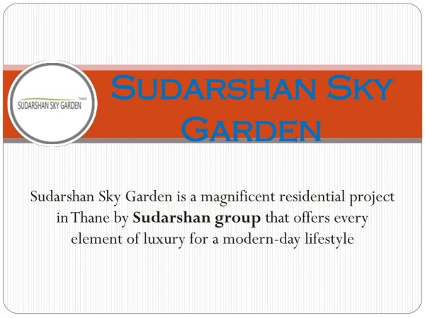 Sudarshan Sky Garden Thane | Call 8130629360