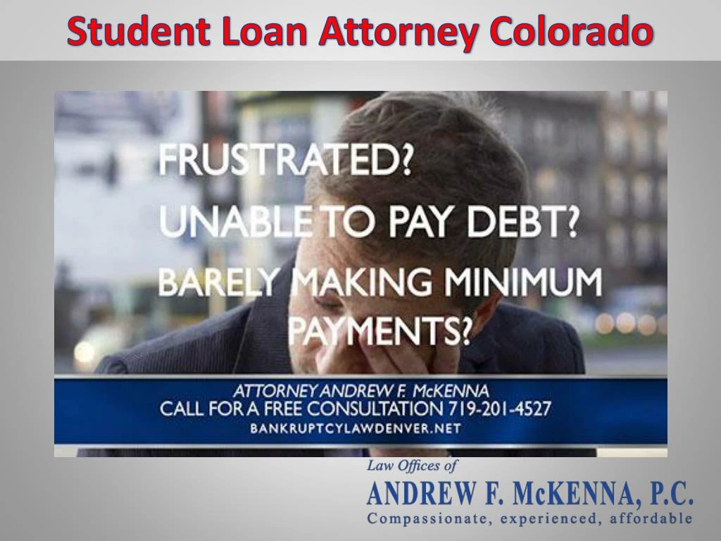 student loan attorney colorado