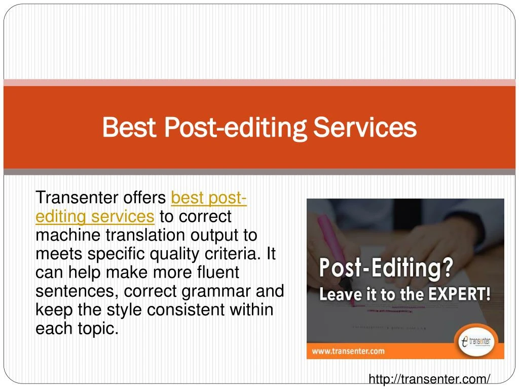 best post editing services