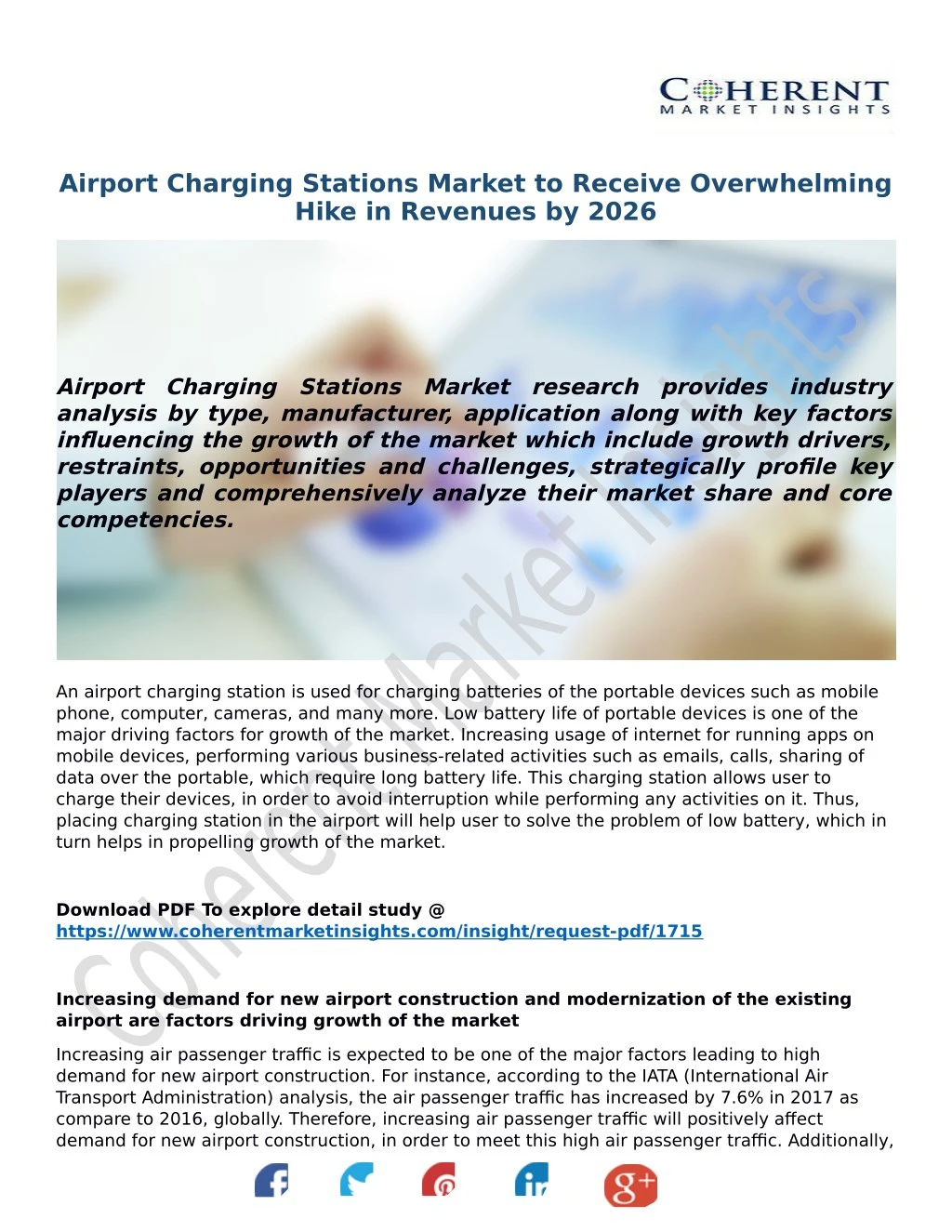 airport charging stations market to receive