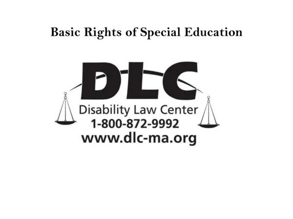 Basic Rights of Special Education