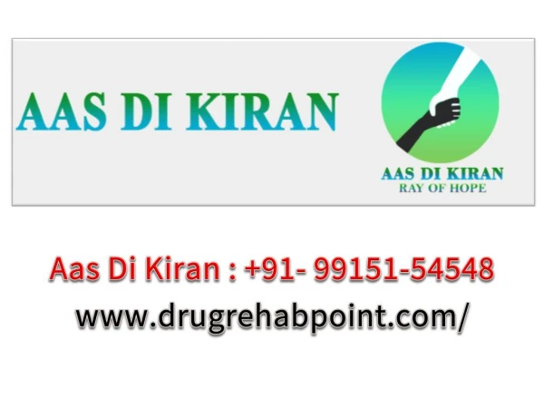 De addiction center in Jalandhar Call us: 91-99151-54548