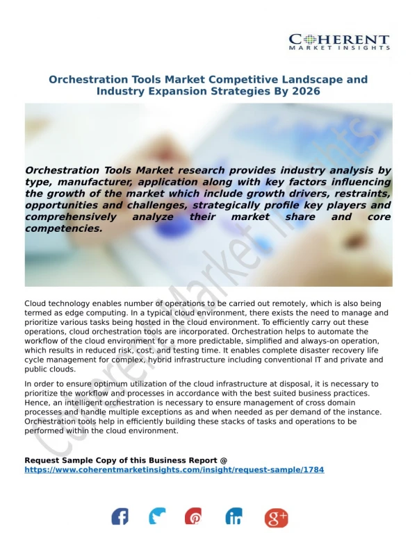 Orchestration Tools Market Competitive Landscape and Industry Expansion Strategies By 2026