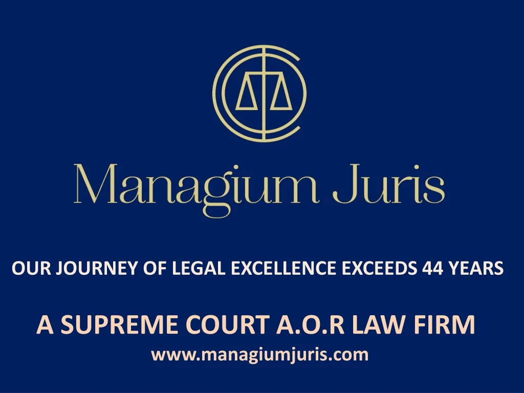 our journey of legal excellence exceeds 44 years