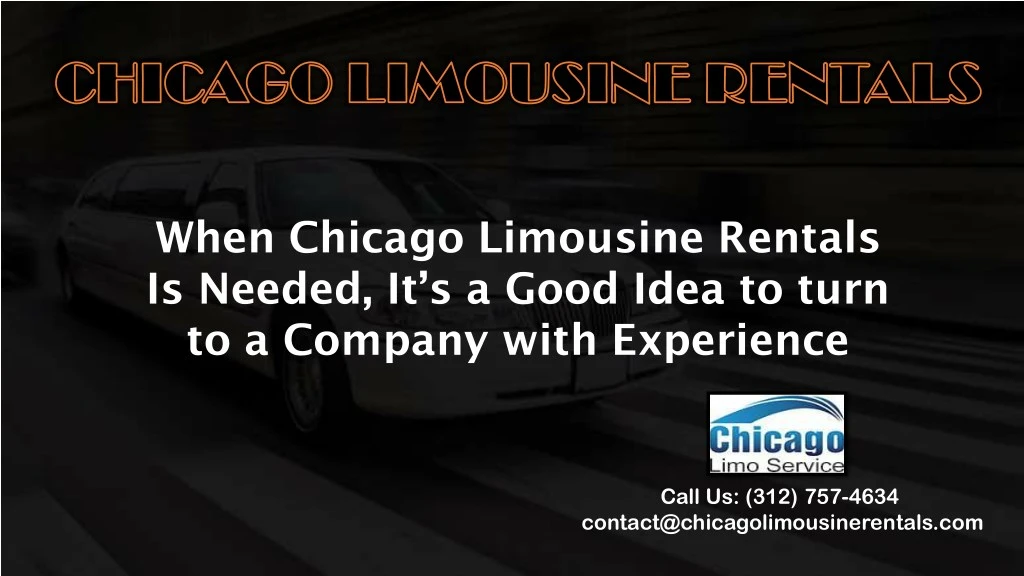 when chicago limousine rentals is needed