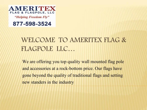 We are offering you the widest collection of flag poles for sale: