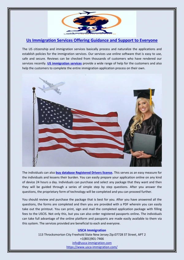 Us Immigration Services Offering Guidance and Support to Everyone