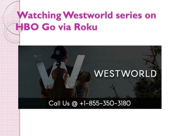 Westworld on HBO GO