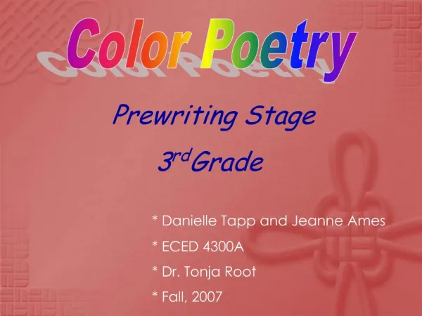 Color Poetry