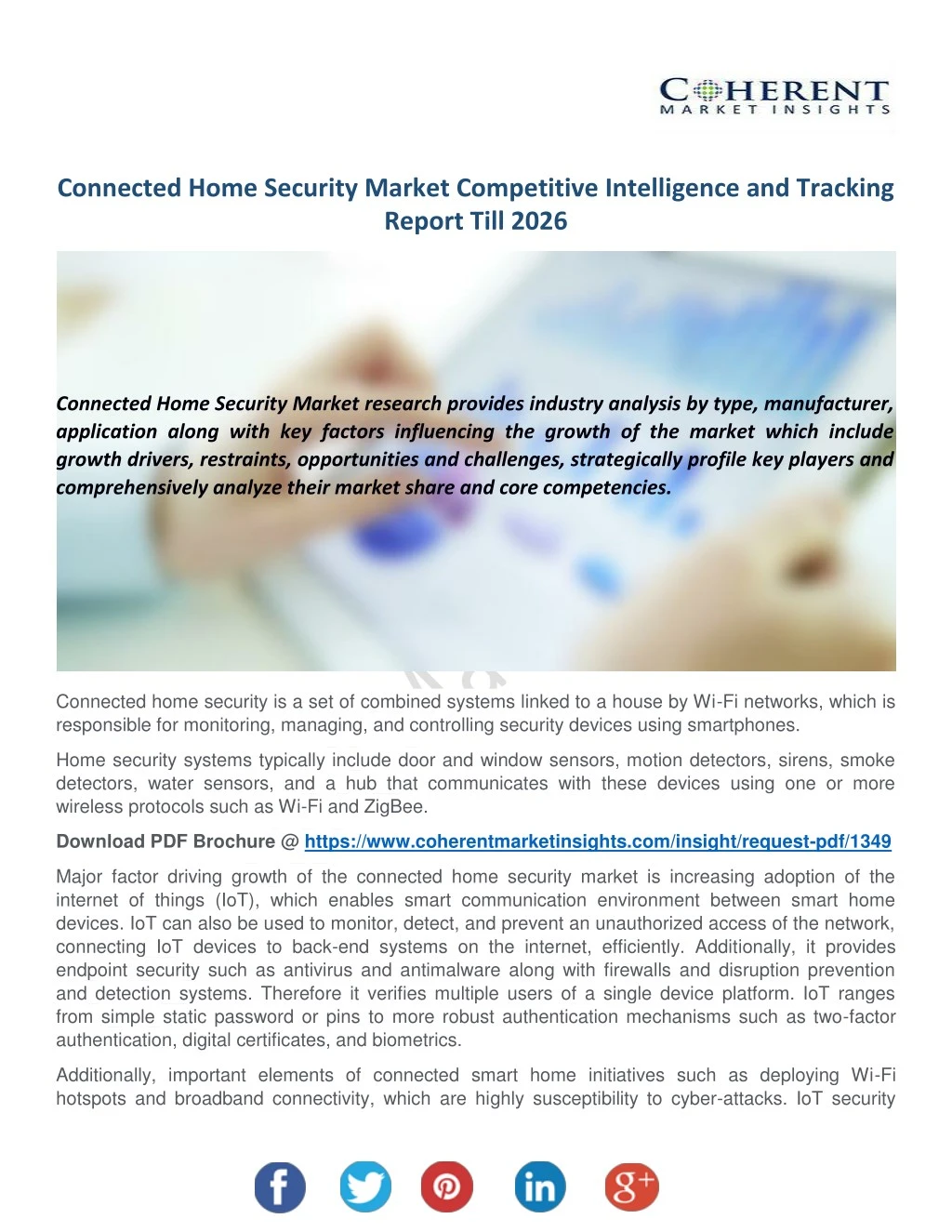 connected home security market competitive
