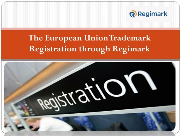The eu Trademark Register through Regimark