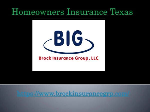 Homeowners Insurance Texas State
