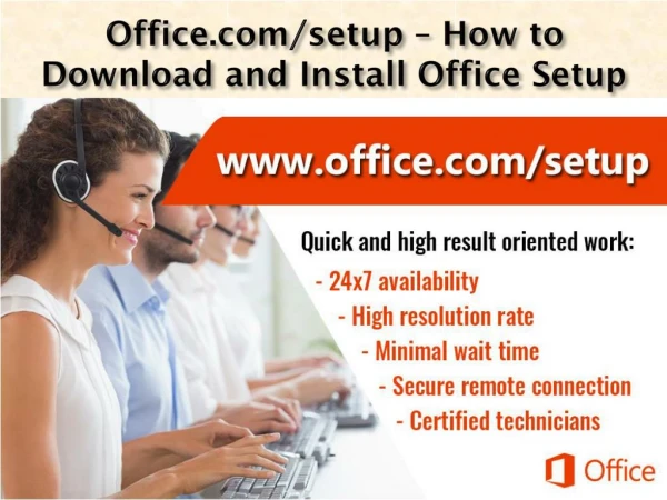 office.com/setup - Download, Install and Activate Office Setup