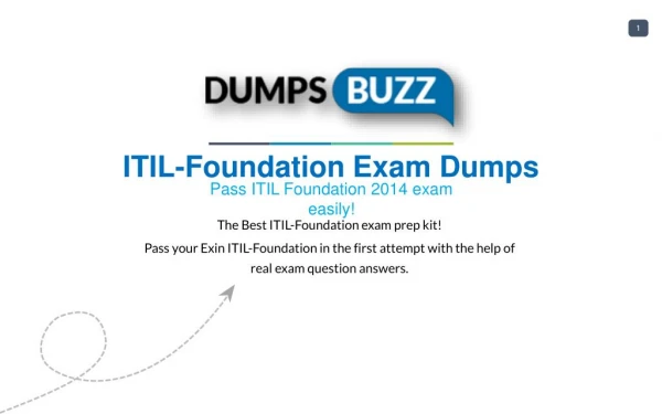 Prompt Purchase ITIL-Foundation PDF VCE Exam Dumps