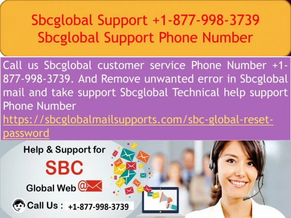 Sbcglobal Support 1-877-998-3739 Sbcglobal Support Phone Number