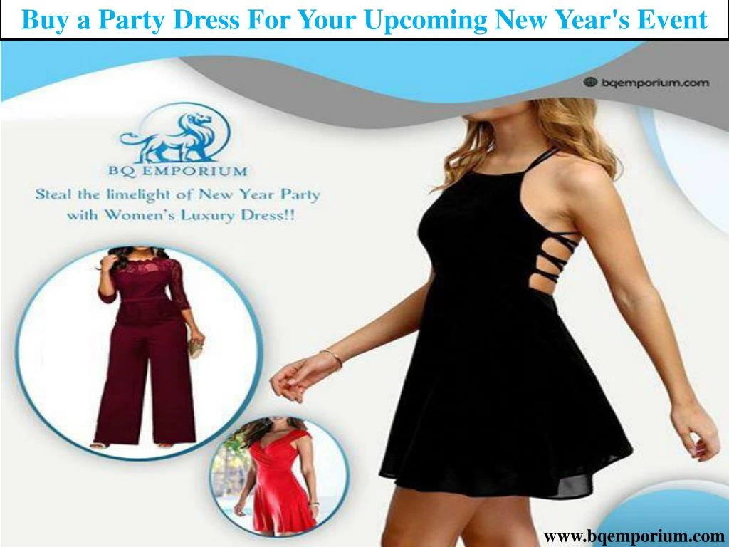 buy a party dress for your upcoming new year
