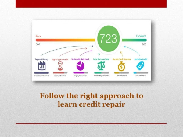 Find the Credit repair courses online