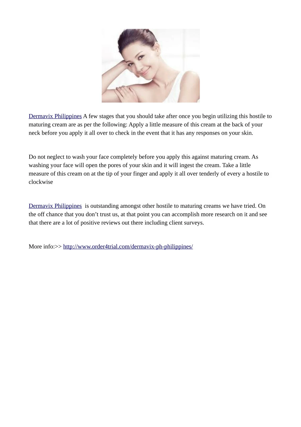 dermavix philippines a few stages that you should