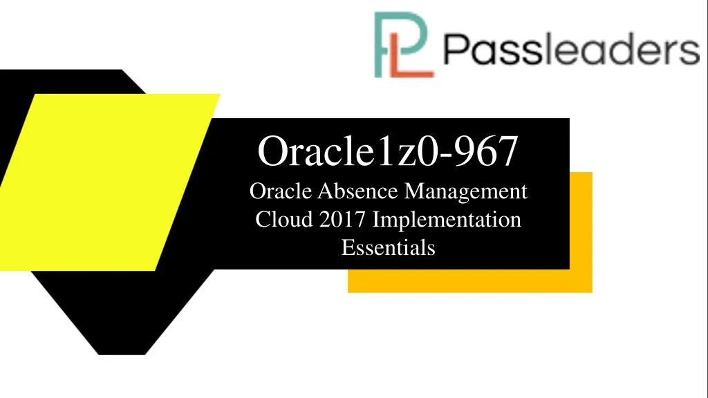 oracle1z0 967 oracle absence management cloud