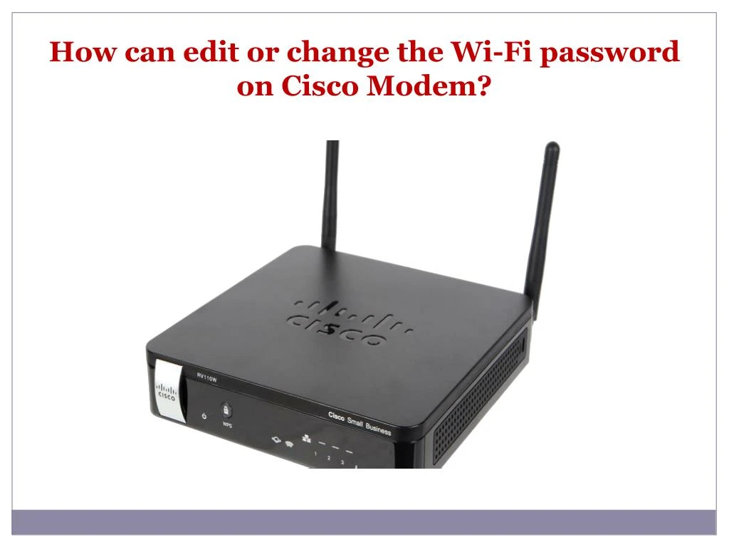 how can edit or change the wi fi password
