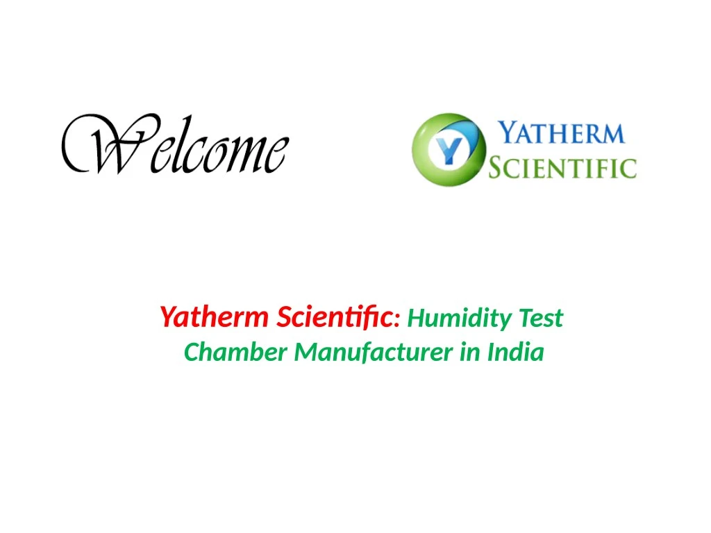 yatherm scientific humidity test chamber
