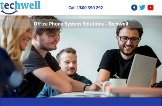 Office Phone System Solutions – Techwell - slide 1