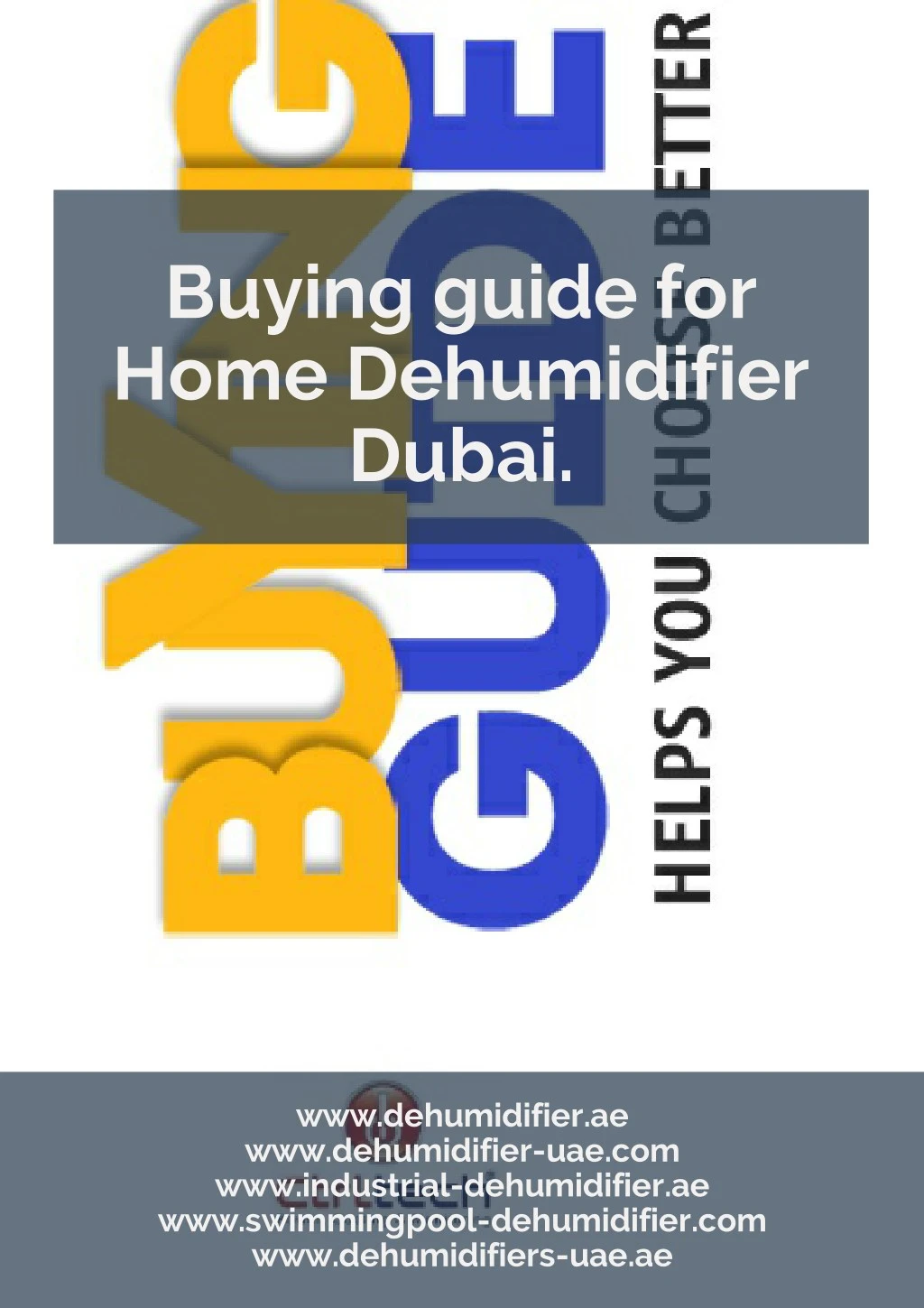 buying guide for home dehumidifier dubai