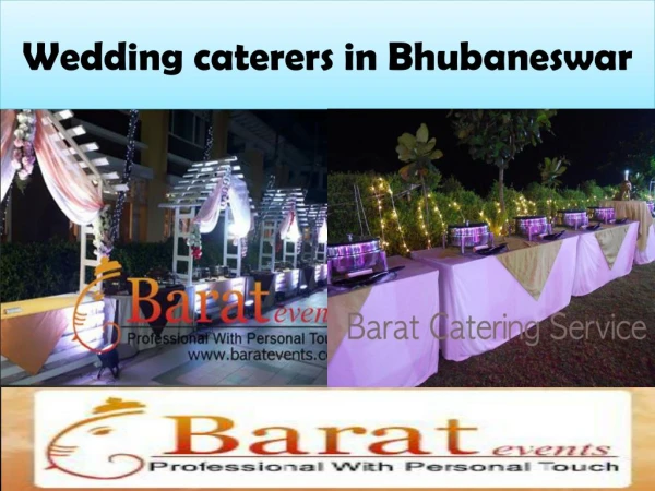 wedding caterers in Bhubaneswar