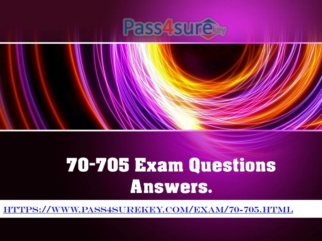 70 705 exam questions answers