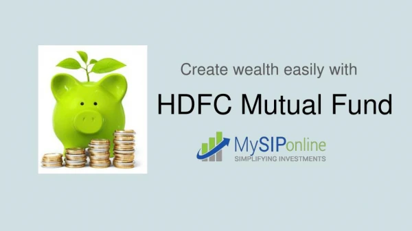 Choose Top 5 Funds of HDFC MF
