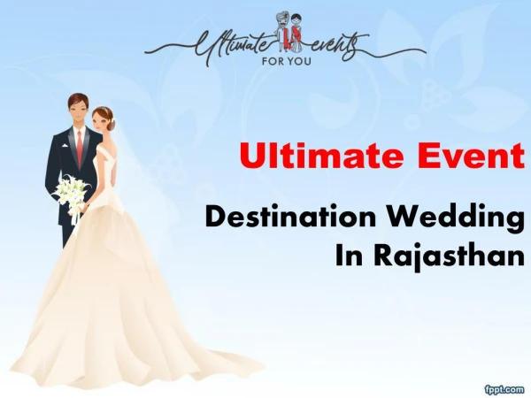 Destination Wedding in Rajasthan