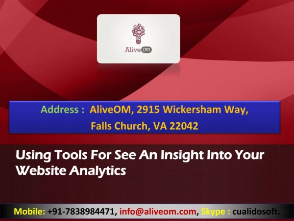 Using Tools For See An Insight Into Your Website Analytics