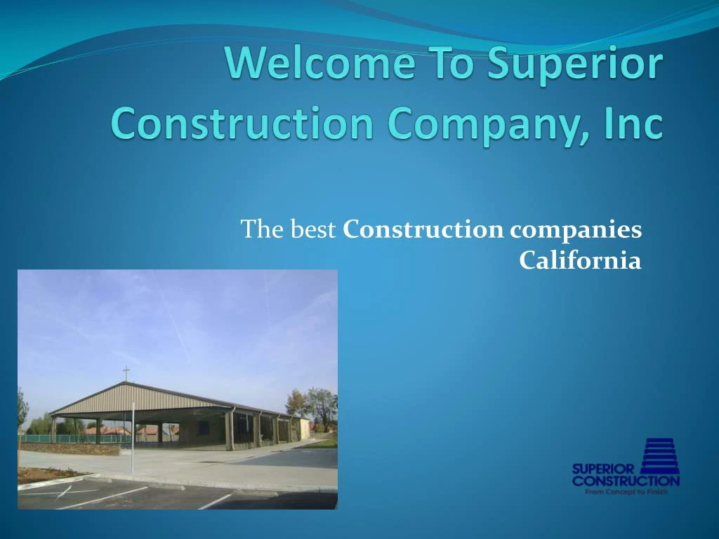 welcome to superior construction company inc