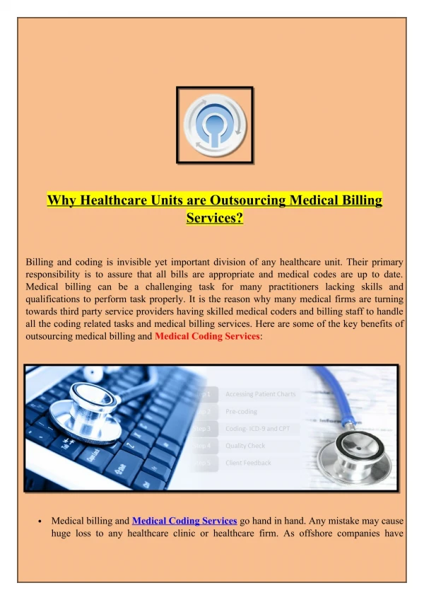 Medical Billing and Coding Outsourcing Services
