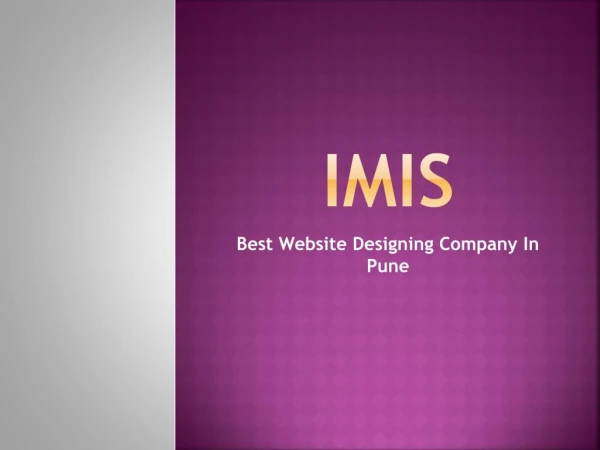 Website Designing Services In Pune | IMIS