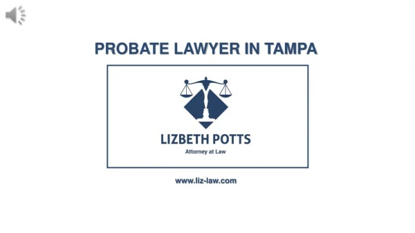 Tampa's Top Probate Attorney Service Provider - Lizbeth Potts