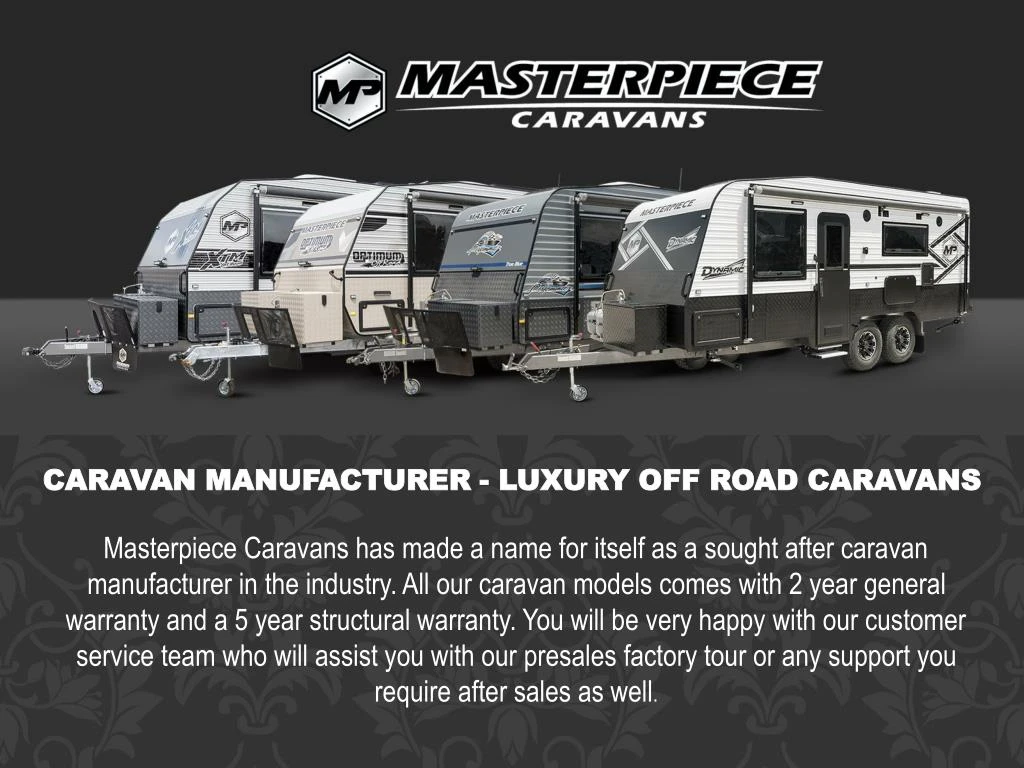 caravan manufacturer luxury off road caravans