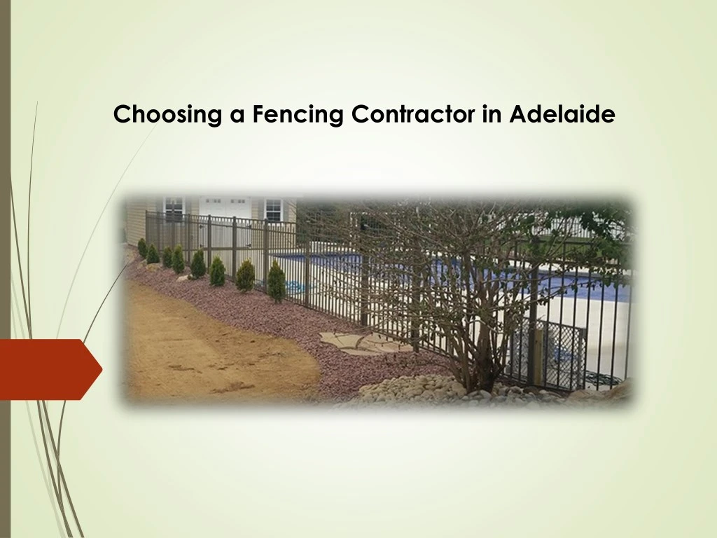 choosing a fencing contractor in adelaide