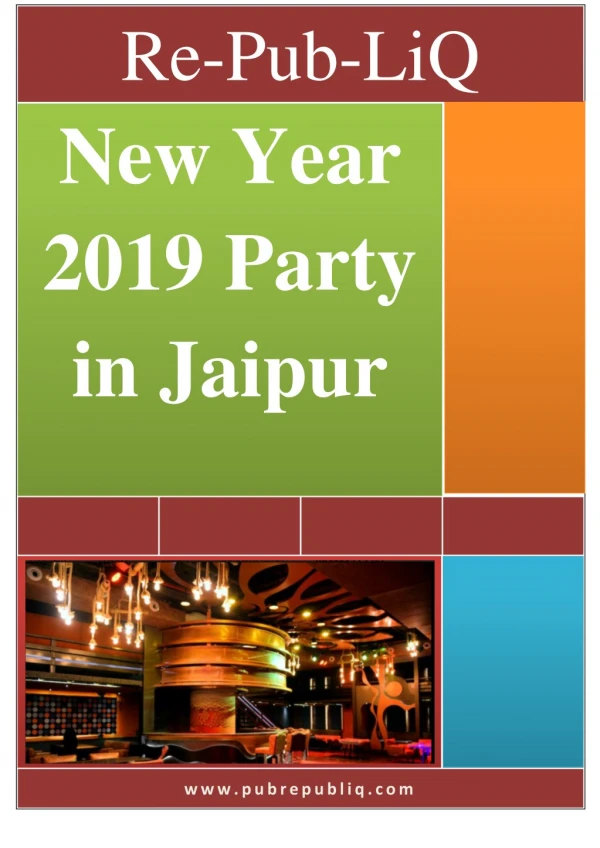 New Year 2019 Party in Jaipur