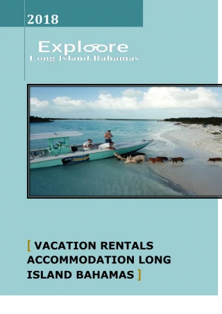 Vacation rentals accommodation long island bahamas