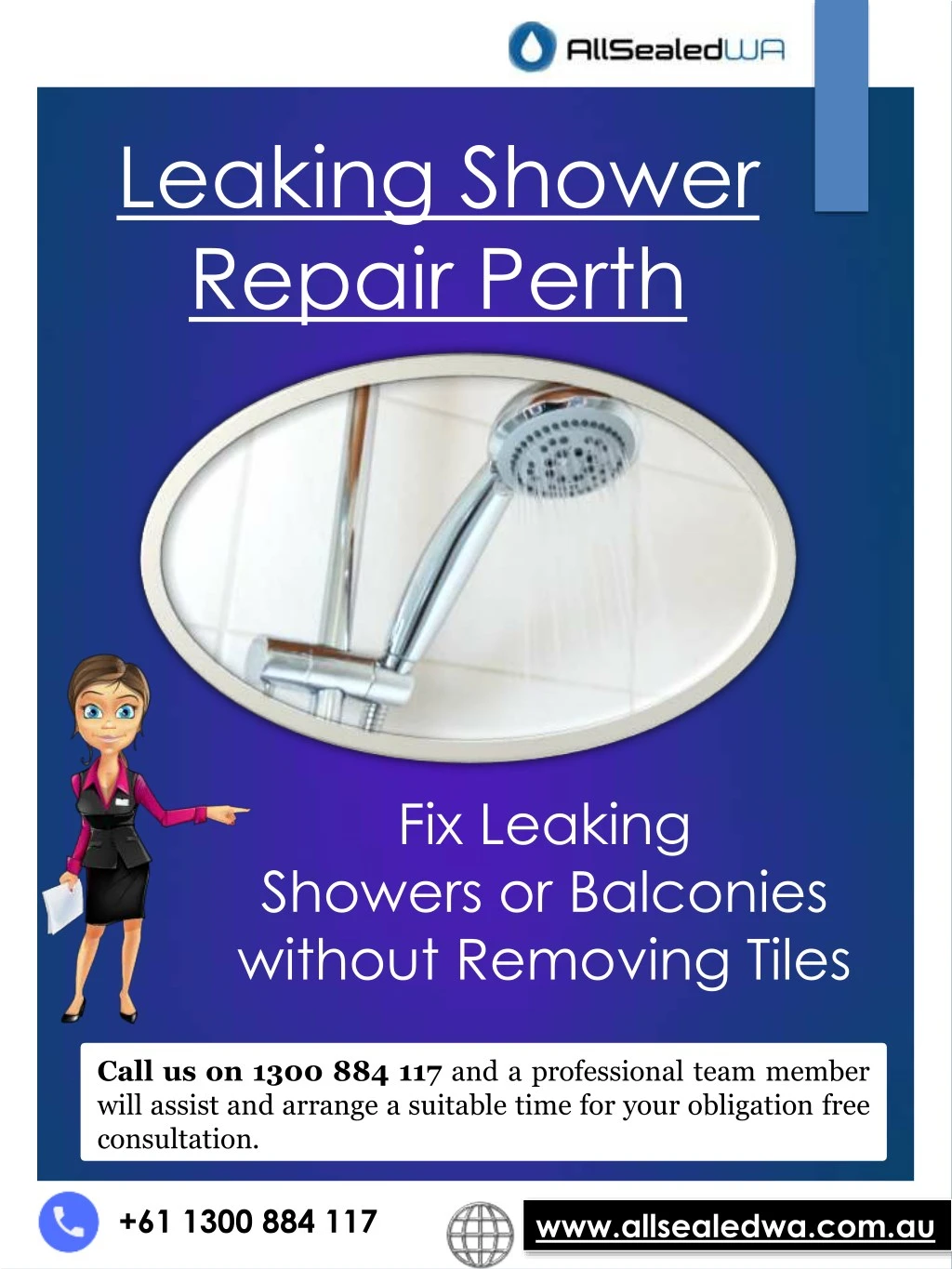 leaking shower repair perth