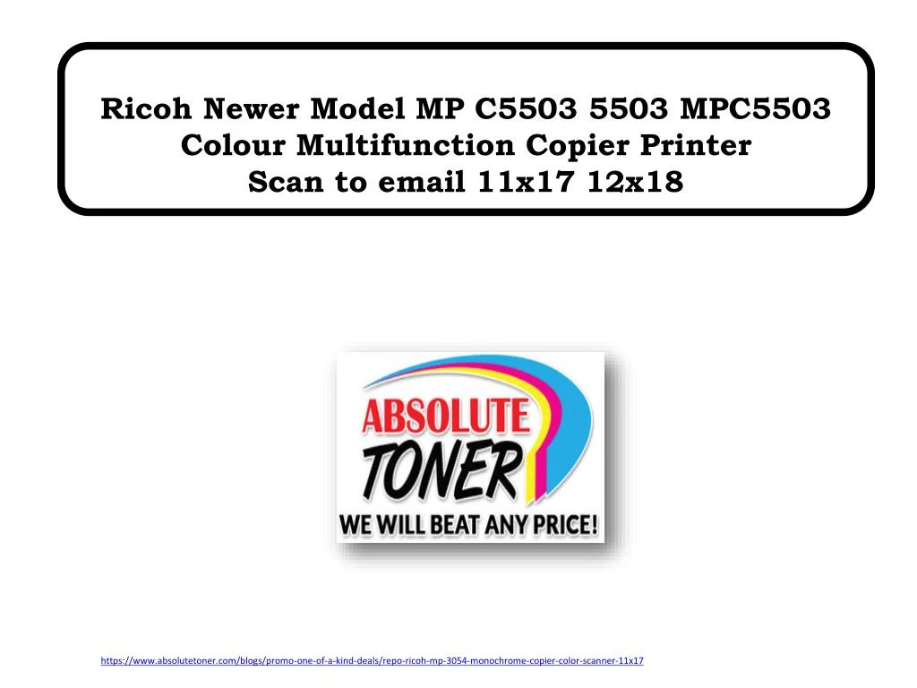 ricoh newer model mp c5503 5503 mpc5503 colour