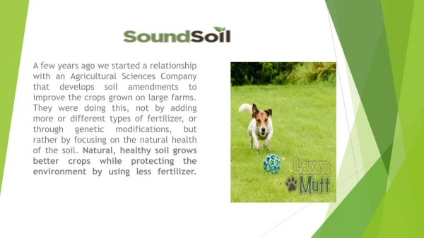 Soil Enrichment Products
